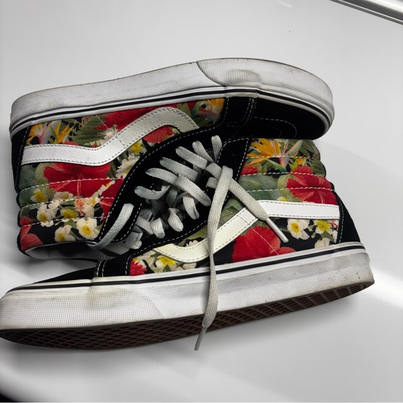 Floral Vans Sk8-Hi - Picture 3 of 6